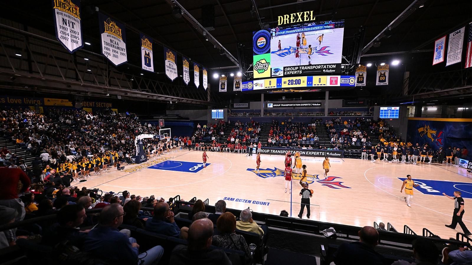 Chinh Tong with Drexel Basketball